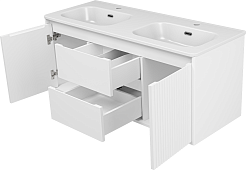 Brevita Тумба под раковину Wine 120 подвесная белая – фотография-8